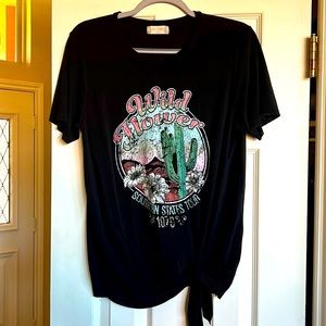 Alter’d State Cotton Short Sleeve Blouse